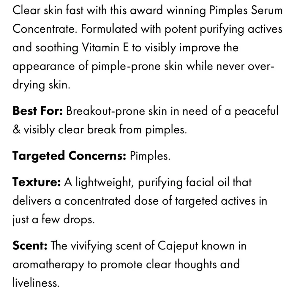 🌿 ODACITE Bl + C | PIMPLES Black Cumin + Cajeput SERUM CONCENTRATE